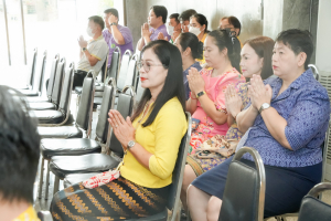 สำนักศิลปะและวัฒนธรรม จัดพิธีทำบุญทักษิณา เพื่อถวายเป็นพระราชกุศลและน้อมรำลึกในพระมหากรุณาธิคุณ รัชกาลที่ 9 เนื่องในวันนวมินทรมหาราช