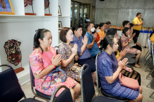 สำนักศิลปะและวัฒนธรรม จัดพิธีทำบุญทักษิณา เพื่อถวายเป็นพระราชกุศลและน้อมรำลึกในพระมหากรุณาธิคุณ รัชกาลที่ 9 เนื่องในวันนวมินทรมหาราช