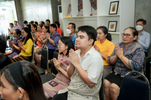สำนักศิลปะและวัฒนธรรม จัดพิธีทำบุญทักษิณา เพื่อถวายเป็นพระราชกุศลและน้อมรำลึกในพระมหากรุณาธิคุณ รัชกาลที่ 9 เนื่องในวันนวมินทรมหาราช
