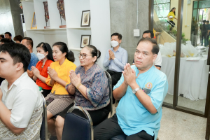 สำนักศิลปะและวัฒนธรรม จัดพิธีทำบุญทักษิณา เพื่อถวายเป็นพระราชกุศลและน้อมรำลึกในพระมหากรุณาธิคุณ รัชกาลที่ 9 เนื่องในวันนวมินทรมหาราช