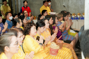 สำนักศิลปะและวัฒนธรรม จัดพิธีทำบุญทักษิณา เพื่อถวายเป็นพระราชกุศลและน้อมรำลึกในพระมหากรุณาธิคุณ รัชกาลที่ 9 เนื่องในวันนวมินทรมหาราช