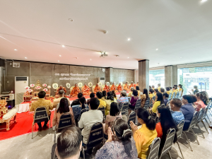 สำนักศิลปะและวัฒนธรรม จัดพิธีทำบุญทักษิณา เพื่อถวายเป็นพระราชกุศลและน้อมรำลึกในพระมหากรุณาธิคุณ รัชกาลที่ 9 เนื่องในวันนวมินทรมหาราช
