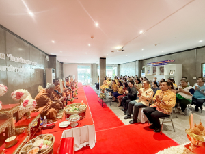 สำนักศิลปะและวัฒนธรรม จัดพิธีทำบุญทักษิณา เพื่อถวายเป็นพระราชกุศลและน้อมรำลึกในพระมหากรุณาธิคุณ รัชกาลที่ 9 เนื่องในวันนวมินทรมหาราช