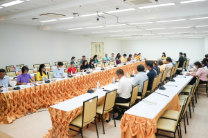 มรภ.เทพสตรี จัดประชุมเตรียมงานพิธีพระราชทานปริญญาบัตร ประจำปี พ.ศ. 2568 ครั้งที่ 1/68