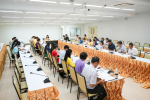 มรภ.เทพสตรี จัดประชุมเตรียมงานพิธีพระราชทานปริญญาบัตร ประจำปี พ.ศ. 2568 ครั้งที่ 1/68
