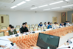 มรภ.เทพสตรี จัดประชุมเตรียมงานพิธีพระราชทานปริญญาบัตร ประจำปี พ.ศ. 2568 ครั้งที่ 1/68