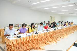 มรภ.เทพสตรี จัดประชุมเตรียมงานพิธีพระราชทานปริญญาบัตร ประจำปี พ.ศ. 2568 ครั้งที่ 1/68