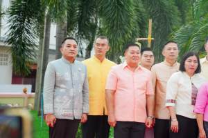 มรภ.เทพสตรี ร่วมงานสืบสานประเพณีตักบาตเทโวโรหณะวันออกพรรษาของเทศบาลตำบลกกโก