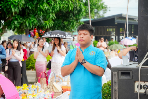 มรภ.เทพสตรี ร่วมงานสืบสานประเพณีตักบาตเทโวโรหณะวันออกพรรษาของเทศบาลตำบลกกโก
