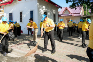 มรภ.เทพสตรี ร่วมกิจกรรมจิตอาสาพัฒนาเนื่องในวันนวมินทรมหาราช