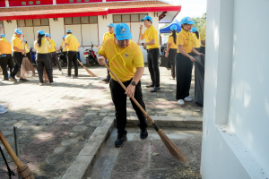 มรภ.เทพสตรี ร่วมกิจกรรมจิตอาสาพัฒนาเนื่องในวันนวมินทรมหาราช