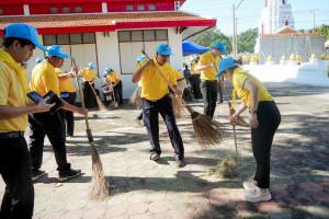 มรภ.เทพสตรี ร่วมกิจกรรมจิตอาสาพัฒนาเนื่องในวันนวมินทรมหาราช