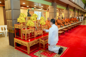 มรภ.เทพสตรี ร่วมกิจกรรมน้อมรำลึกในพระมหากรุณาธิคุณรัชกาลที่ 9 เนื่องในวันนวมินทรมหาราช 