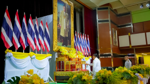 มรภ.เทพสตรี ร่วมกิจกรรมน้อมรำลึกในพระมหากรุณาธิคุณรัชกาลที่ 9 เนื่องในวันนวมินทรมหาราช 