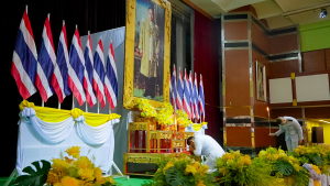 มรภ.เทพสตรี ร่วมกิจกรรมน้อมรำลึกในพระมหากรุณาธิคุณรัชกาลที่ 9 เนื่องในวันนวมินทรมหาราช 