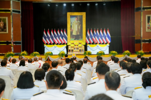 มรภ.เทพสตรี ร่วมกิจกรรมน้อมรำลึกในพระมหากรุณาธิคุณรัชกาลที่ 9 เนื่องในวันนวมินทรมหาราช 