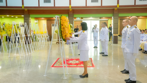 มรภ.เทพสตรี ร่วมกิจกรรมน้อมรำลึกในพระมหากรุณาธิคุณรัชกาลที่ 9 เนื่องในวันนวมินทรมหาราช 