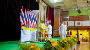 มรภ.เทพสตรี ร่วมกิจกรรมน้อมรำลึกในพระมหากรุณาธิคุณรัชกาลที่ 9 เนื่องในวันนวมินทรมหาราช 