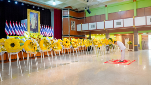 มรภ.เทพสตรี ร่วมกิจกรรมน้อมรำลึกในพระมหากรุณาธิคุณรัชกาลที่ 9 เนื่องในวันนวมินทรมหาราช 