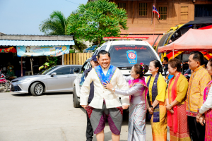 มรภ.เทพสตรี ร่วมงานสืบสานประเพณีไทยรามัญบางขันหมาก ปิดทองหลวงปู่ทอกรัก สุวณฺสาโร ประจำปี พ.ศ. 2568