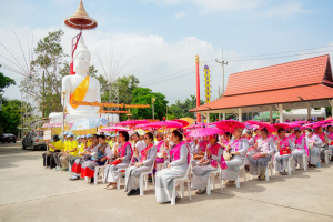 มรภ.เทพสตรี ร่วมงานสืบสานประเพณีไทยรามัญบางขันหมาก ปิดทองหลวงปู่ทอกรัก สุวณฺสาโร ประจำปี พ.ศ. 2568