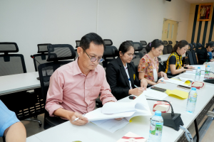การประชุม คกก.ฝึกซ้อมรับพระราชทานปริญญาบัตร ประจำปี พ.ศ. 2568