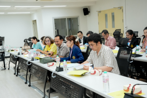 การประชุม คกก.ฝึกซ้อมรับพระราชทานปริญญาบัตร ประจำปี พ.ศ. 2568