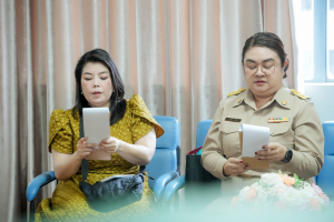 มรภ.เทพสตรี จัดฝึกซ้อมนักศึกษาต้นแบบพิธีฝึกซ้อมรับพระราชทานปริญญาบัตร