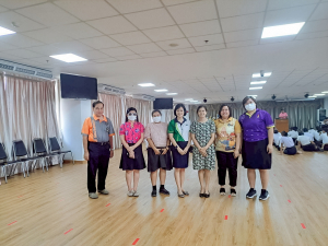 มรภ.เทพสตรี จัดฝึกซ้อมนักศึกษาต้นแบบพิธีฝึกซ้อมรับพระราชทานปริญญาบัตร