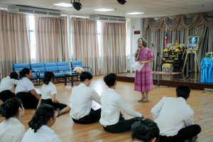 มรภ.เทพสตรี จัดฝึกซ้อมนักศึกษาต้นแบบพิธีฝึกซ้อมรับพระราชทานปริญญาบัตร