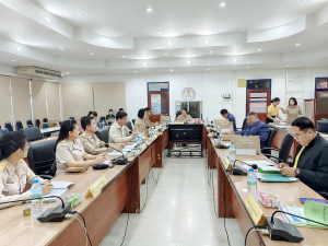 อธิการบดี มรภ.เทพสตรี เชิญคณะอนุกรรมการเกี่ยวกับการพัฒนาการศึกษาจังหวัดลพบุรีร่วมประชุม ครั้งที่ 1/68