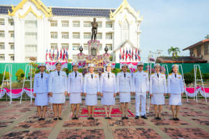 มรภ.เทพสตรี ร่วมพิธีถวายพวงมาลาราชสักการะ พระบาทสมเด็จพระจุลจอมเกล้าเจ้าอยู่หัว เนื่องในวันปิยมหาราช