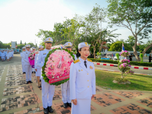 มรภ.เทพสตรี ร่วมพิธีถวายพวงมาลาราชสักการะ พระบาทสมเด็จพระจุลจอมเกล้าเจ้าอยู่หัว เนื่องในวันปิยมหาราช