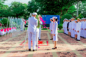 มรภ.เทพสตรี ร่วมพิธีถวายพวงมาลาราชสักการะ พระบาทสมเด็จพระจุลจอมเกล้าเจ้าอยู่หัว เนื่องในวันปิยมหาราช