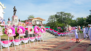มรภ.เทพสตรี ร่วมพิธีถวายพวงมาลาราชสักการะ พระบาทสมเด็จพระจุลจอมเกล้าเจ้าอยู่หัว เนื่องในวันปิยมหาราช