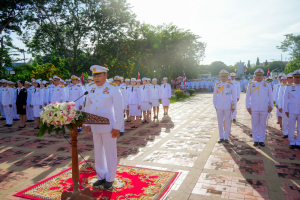 มรภ.เทพสตรี ร่วมพิธีถวายพวงมาลาราชสักการะ พระบาทสมเด็จพระจุลจอมเกล้าเจ้าอยู่หัว เนื่องในวันปิยมหาราช