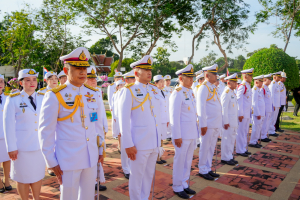 มรภ.เทพสตรี ร่วมพิธีถวายพวงมาลาราชสักการะ พระบาทสมเด็จพระจุลจอมเกล้าเจ้าอยู่หัว เนื่องในวันปิยมหาราช