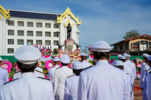 มรภ.เทพสตรี ร่วมพิธีถวายพวงมาลาราชสักการะ พระบาทสมเด็จพระจุลจอมเกล้าเจ้าอยู่หัว เนื่องในวันปิยมหาราช