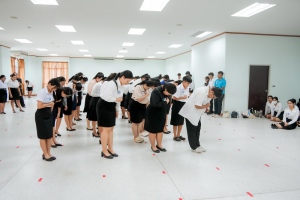 มรภ.เทพสตรี จัดฝึกซ้อมพิธีพระราชทานปริญญาบัตร ประจำปี พ.ศ. 2568