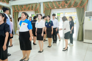 มรภ.เทพสตรี จัดฝึกซ้อมพิธีพระราชทานปริญญาบัตร ประจำปี พ.ศ. 2568