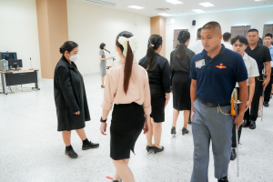 มรภ.เทพสตรี จัดฝึกซ้อมพิธีพระราชทานปริญญาบัตร ประจำปี พ.ศ. 2568