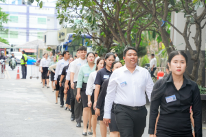 มรภ.เทพสตรี จัดฝึกซ้อมพิธีพระราชทานปริญญาบัตร ประจำปี พ.ศ. 2568