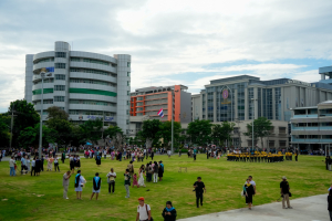 มรภ.เทพสตรี จัดฝึกซ้อมพิธีพระราชทานปริญญาบัตร ประจำปี พ.ศ. 2568