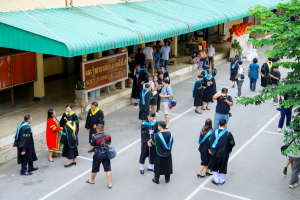 มรภ.เทพสตรี จัดฝึกซ้อมพิธีพระราชทานปริญญาบัตร ประจำปี พ.ศ. 2568