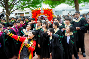 มรภ.เทพสตรี จัดฝึกซ้อมพิธีพระราชทานปริญญาบัตร ประจำปี พ.ศ. 2568