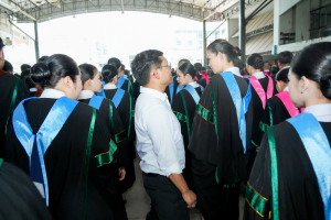 มรภ.เทพสตรี จัดฝึกซ้อมพิธีพระราชทานปริญญาบัตร ประจำปี พ.ศ. 2568