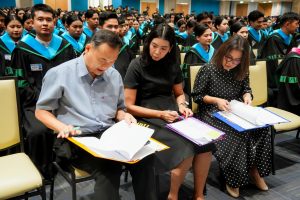 มรภ.เทพสตรี จัดฝึกซ้อมพิธีพระราชทานปริญญาบัตร ประจำปี พ.ศ. 2568