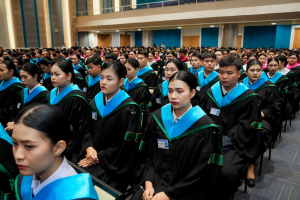 มรภ.เทพสตรี จัดฝึกซ้อมพิธีพระราชทานปริญญาบัตร ประจำปี พ.ศ. 2568