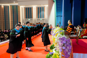 มรภ.เทพสตรี จัดฝึกซ้อมพิธีพระราชทานปริญญาบัตร ประจำปี พ.ศ. 2568