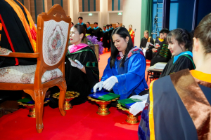 มรภ.เทพสตรี จัดฝึกซ้อมพิธีพระราชทานปริญญาบัตร ประจำปี พ.ศ. 2568